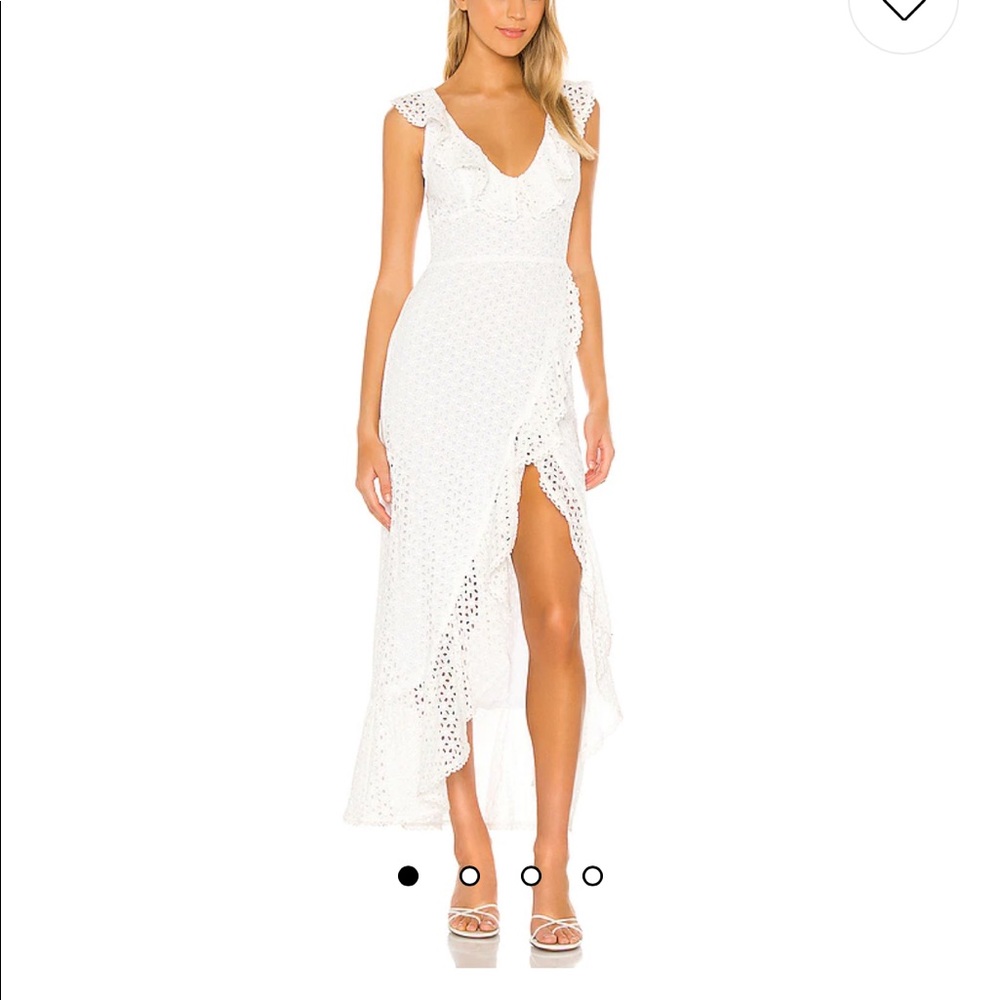 Revolve Marjorelle Run Wild Dress in White- Worn once